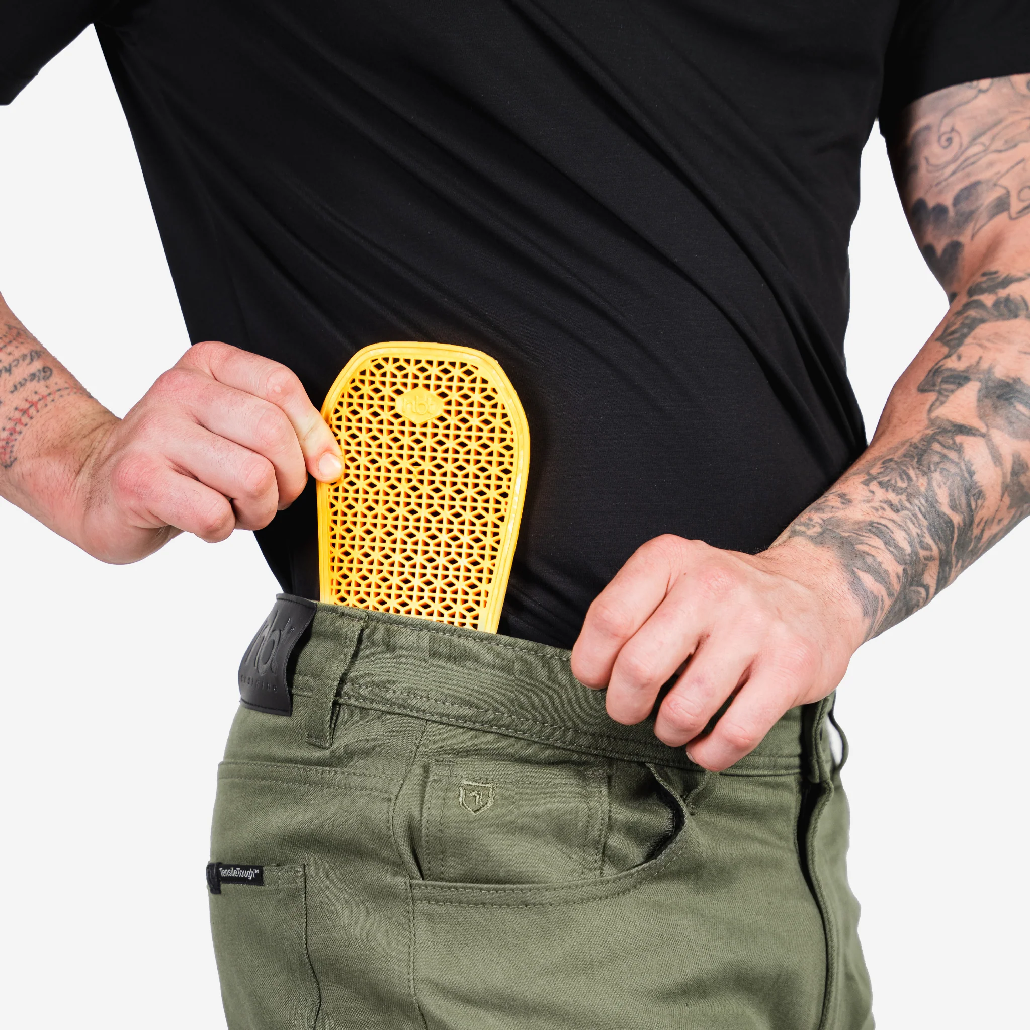 License to Ride Slim Cargo Pant- Olive - Image 3