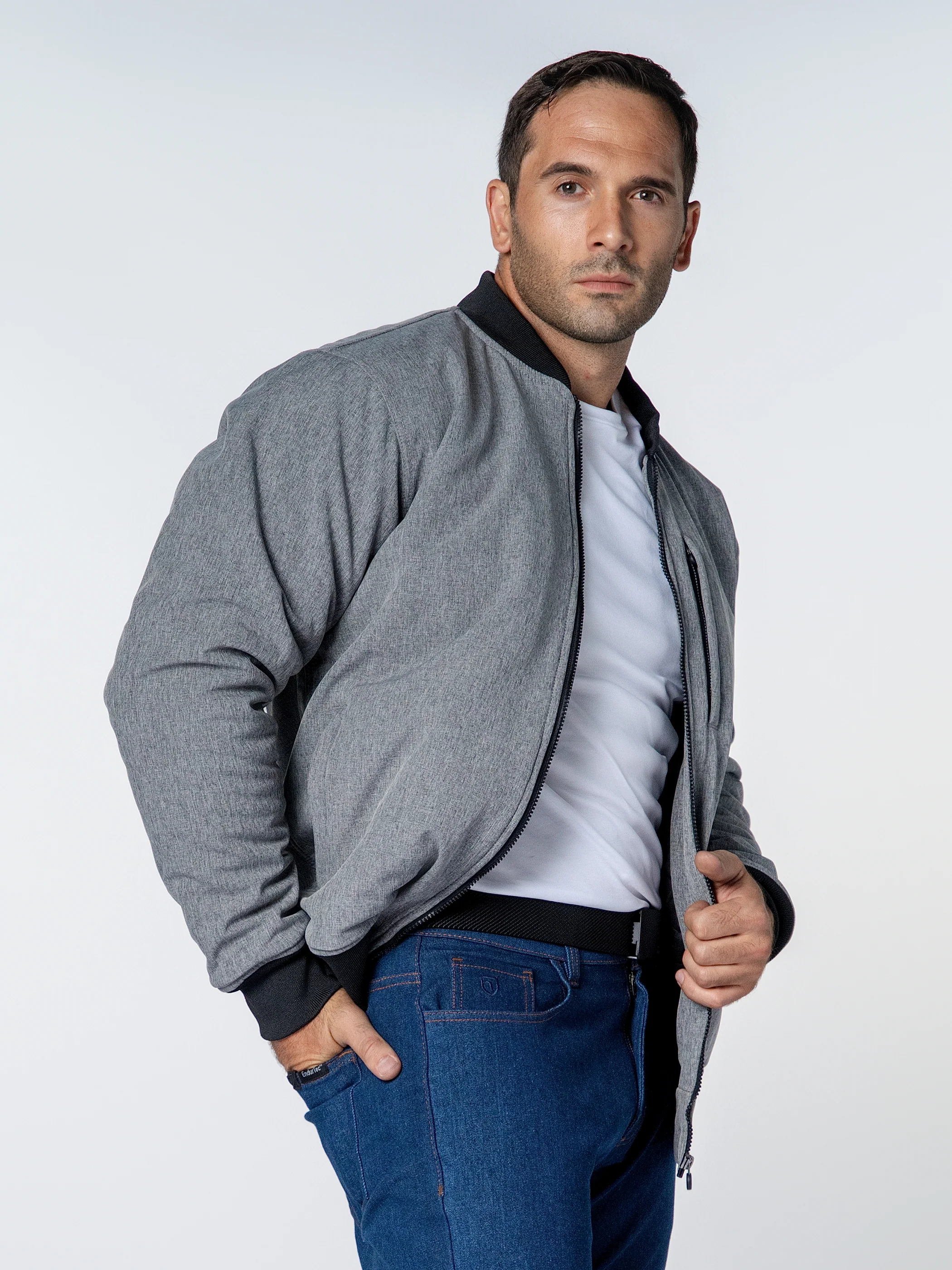 Bomber Armored Moto Jacket - Image 11