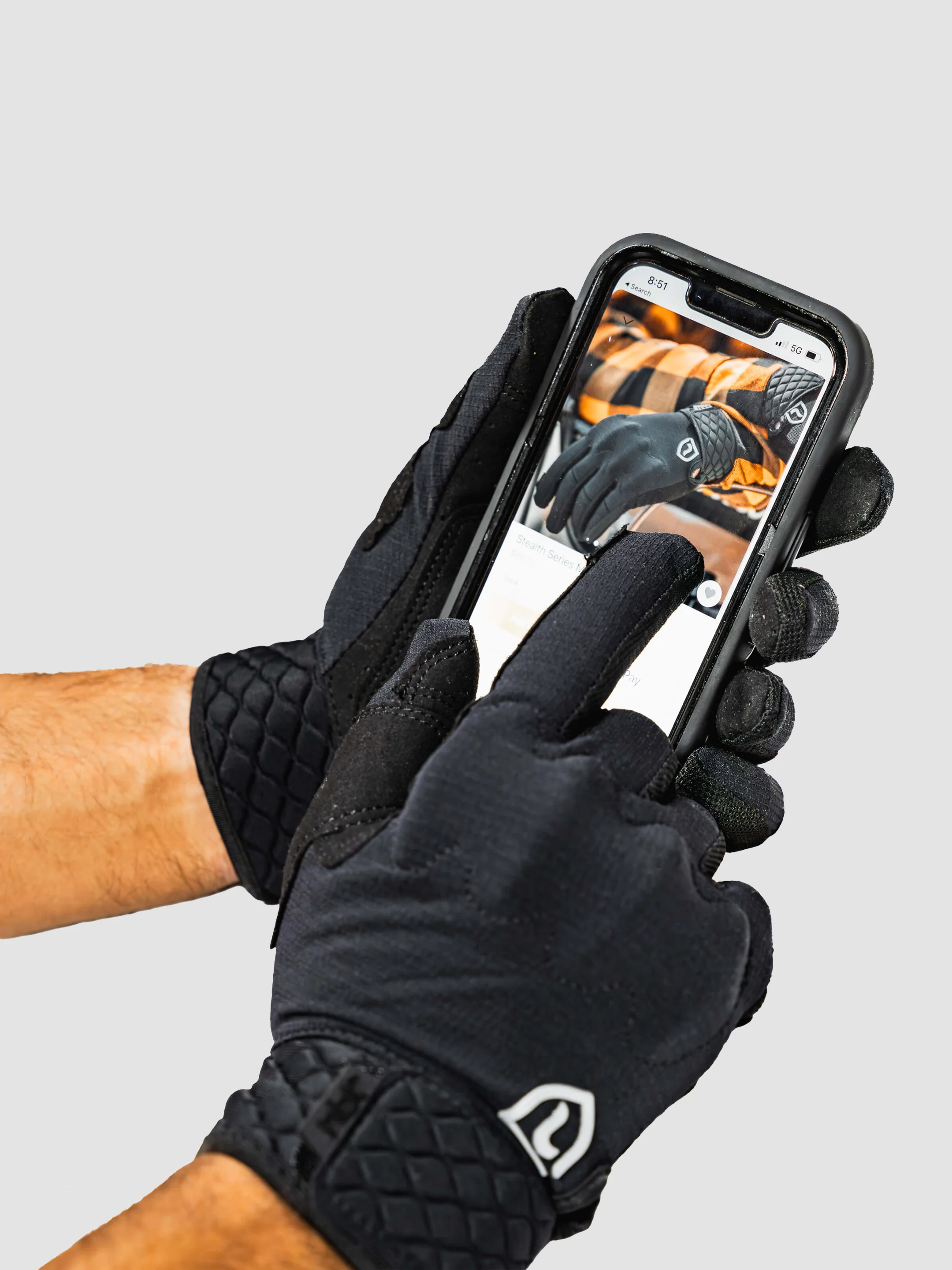 Stealth Series Moto Gloves - Image 19