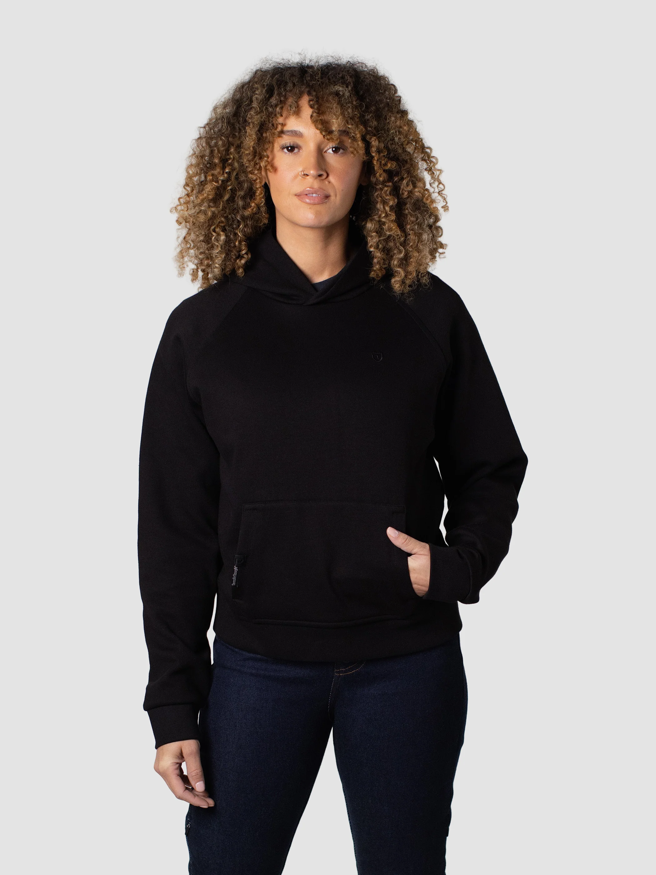 Women's Body Guard Hoodie- Grey - Image 3