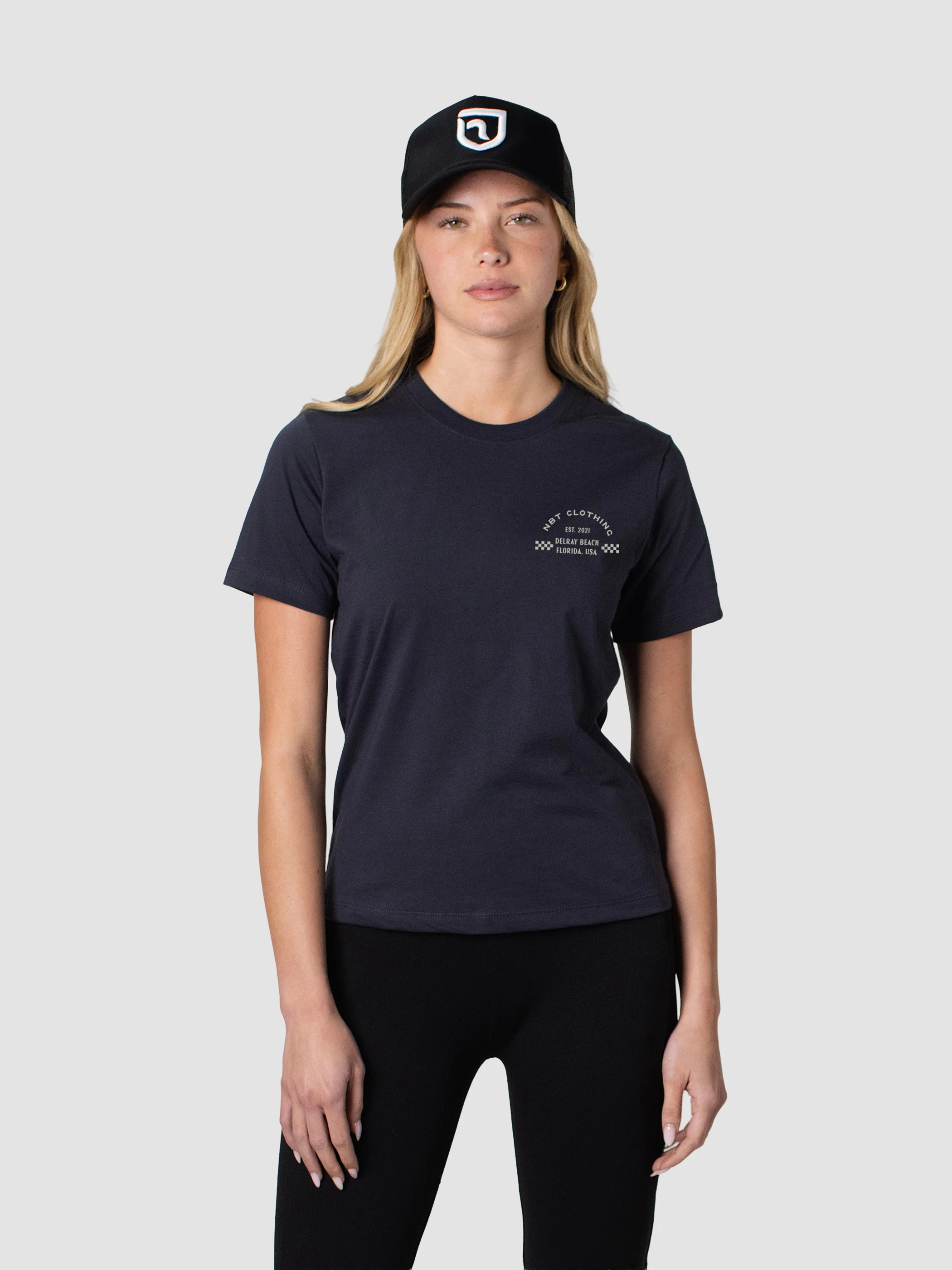 Women's Racing Stripe Logo Graphic Tee - Image 4